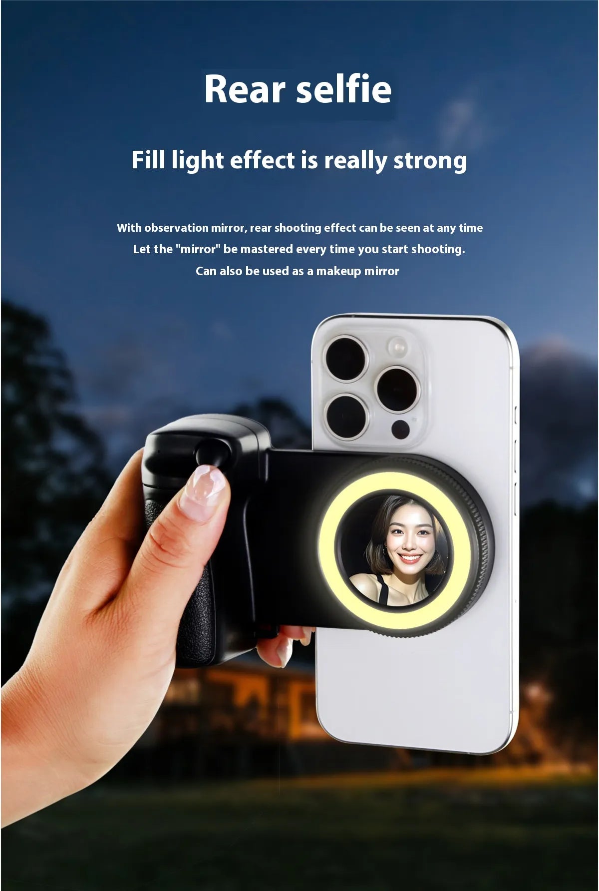 Magnetic Bluetooth Selfie Light