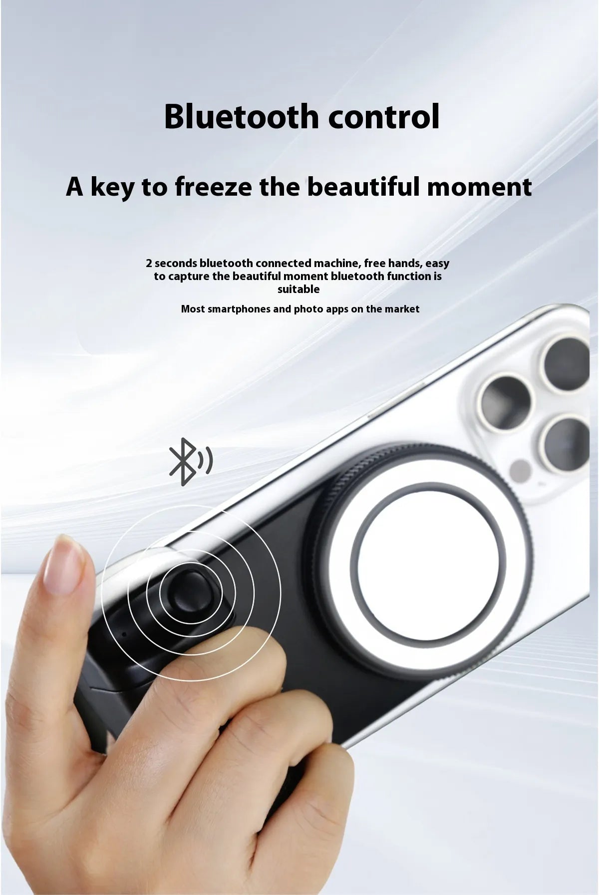 Magnetic Bluetooth Selfie Light