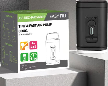 Portable Electric Air Pump with Light - Tekloop