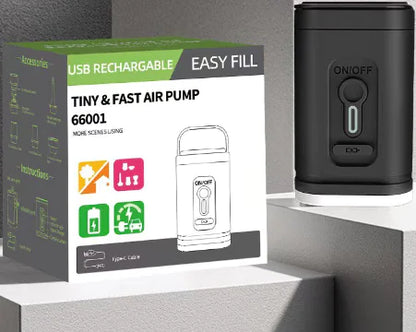 Portable Electric Air Pump with Light - Tekloop