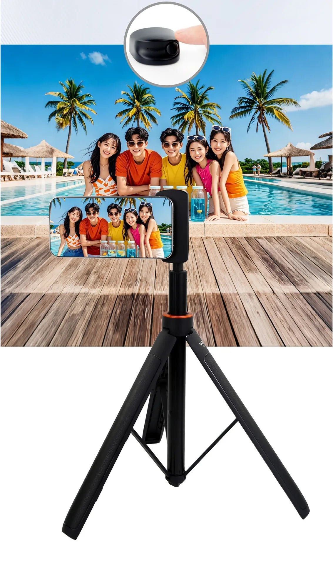 Magnetic Bluetooth Selfie Light