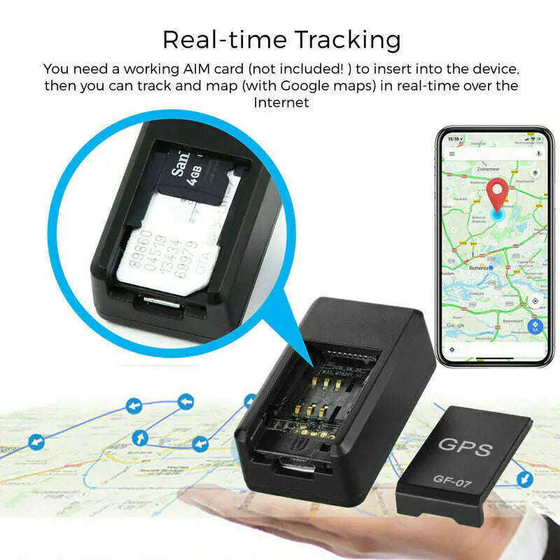 Mini Magnetic GPS Tracker Real-time - Tekloop