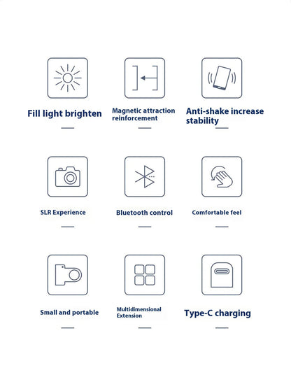 Magnetic Bluetooth Selfie Light Tekloop
