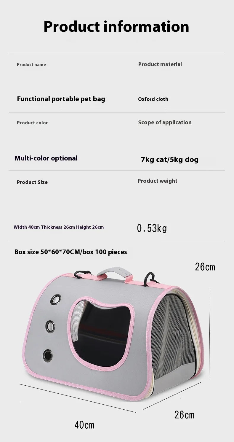 Pet Sling Carrier Tote