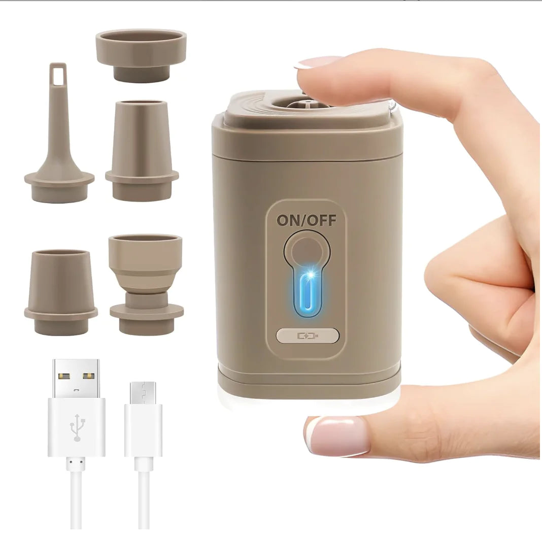 Portable Electric Air Pump with Light - Tekloop