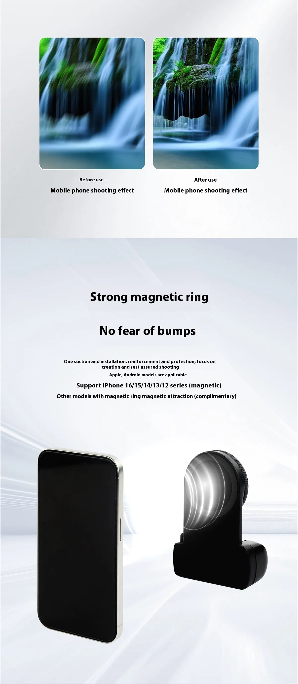 Magnetic Bluetooth Selfie Light