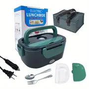 Electric Heated Lunch Organizer with Steel Case